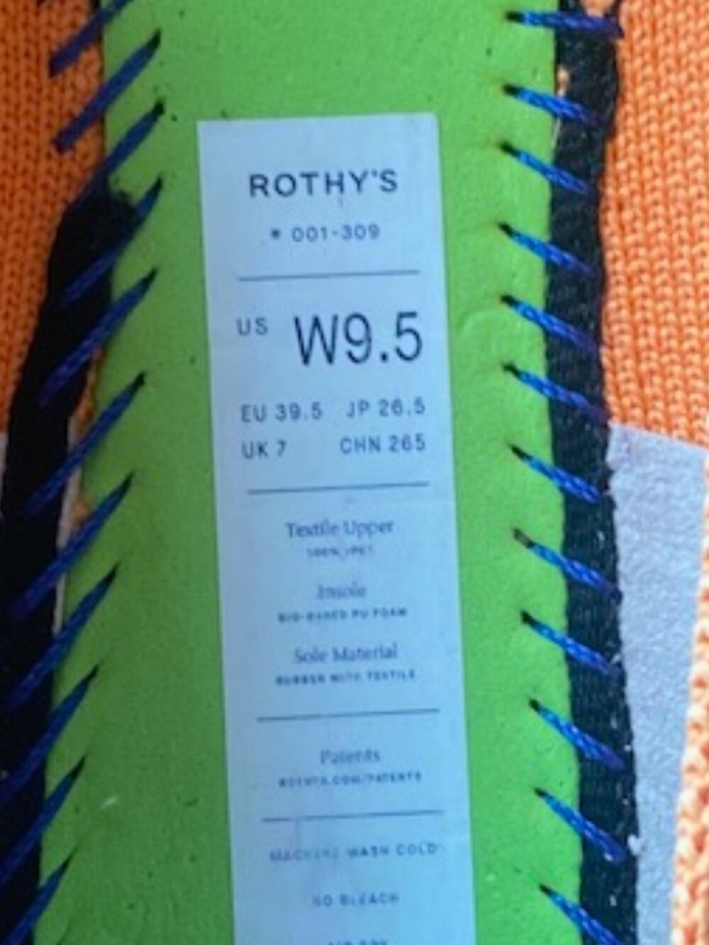 Rothy's Flats, Women's Size 9.5, Excellent Used Condition - Picture 9 of 14